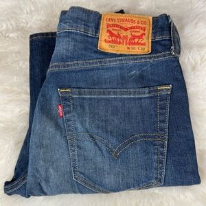 Levi's 541 Athletic Taper Flex 30x32 Men's Blue Jeans